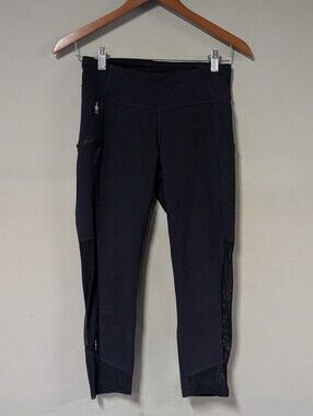 Size S- Smartwool Merino Black Sport Capri Women